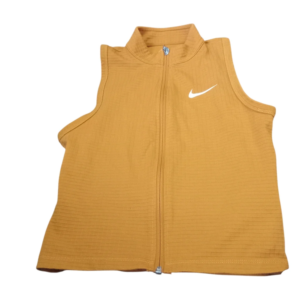Nike Mustard Yellow Vest Style Shirt size M